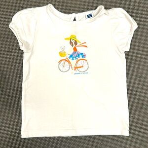 Janie & Jack white t-shirt
